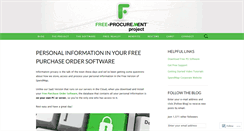 Desktop Screenshot of free-procurement.com
